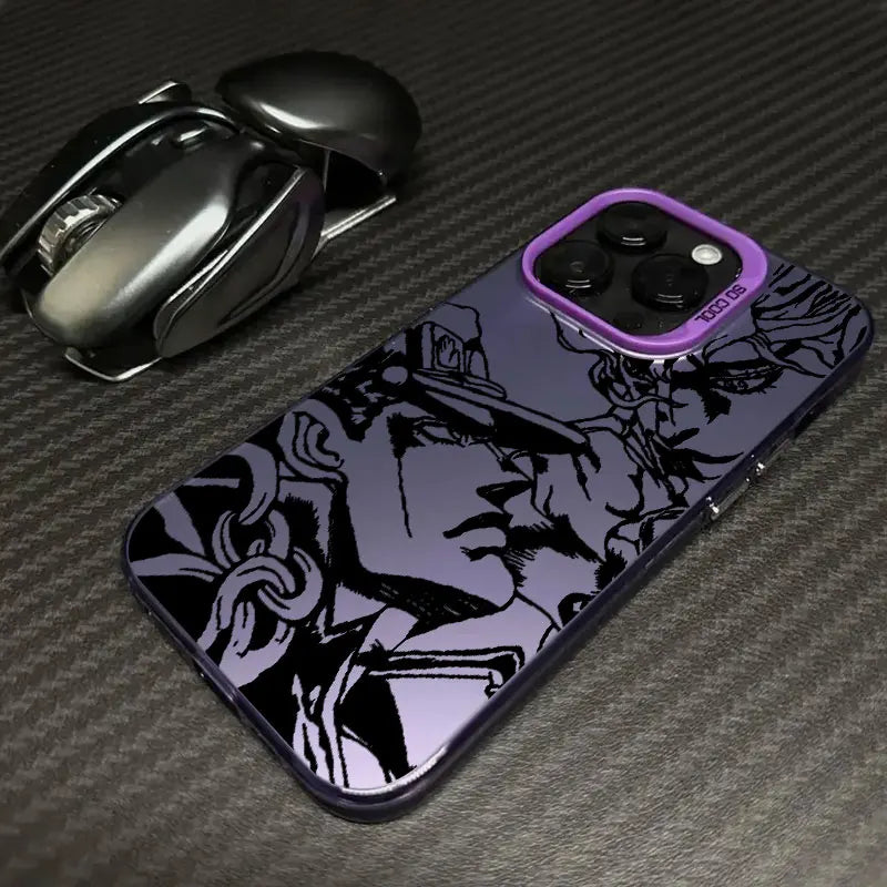 JoJos Bizarre Adventure Art Coque For Apple iPhone 16e 16 14 15 13 11 Pro Max Case 15 Plus 12 13 Mini 16e Shockproof Phone Cover