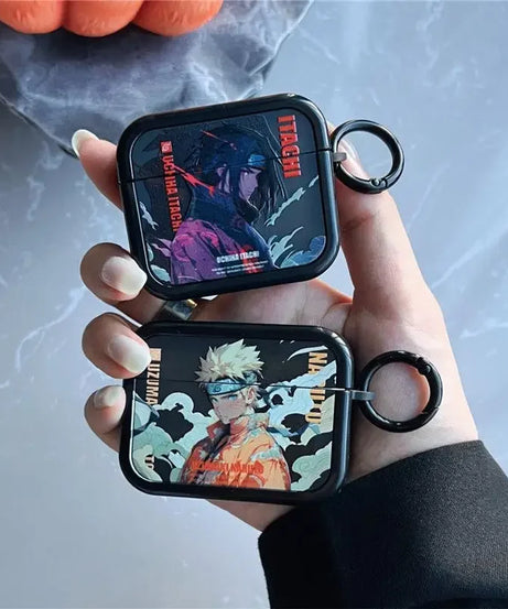Anime Naruto Jiraiya Payne Itachi Apple Airpods pro2 protective cover 2/3 generation wireless Bluetooth headset shell for men