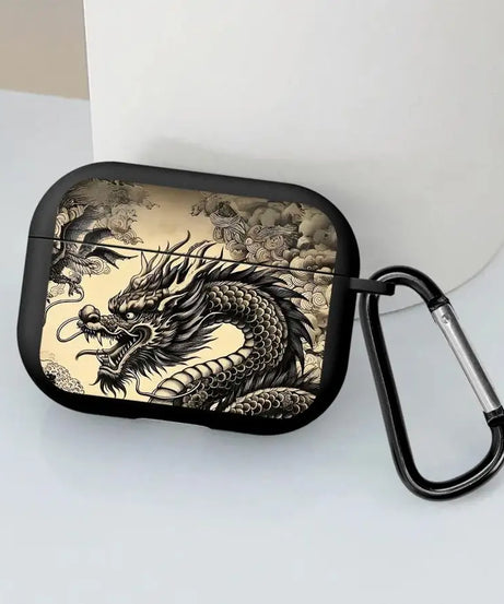 Earphone Cases Cover Case For Airpods 1 4 2 Pro 3 Pro3 Pro2 Tiger Flower Dragon