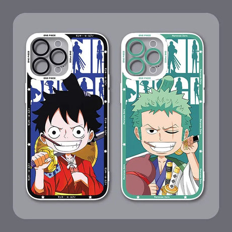 Anime One Piece Clear Case For Samsung Galaxy S23 S22 Ultra S21 S20 FE S10 Plus Note 20 10 A14 A24 A34 A54 (2) Soft Silicone Cover