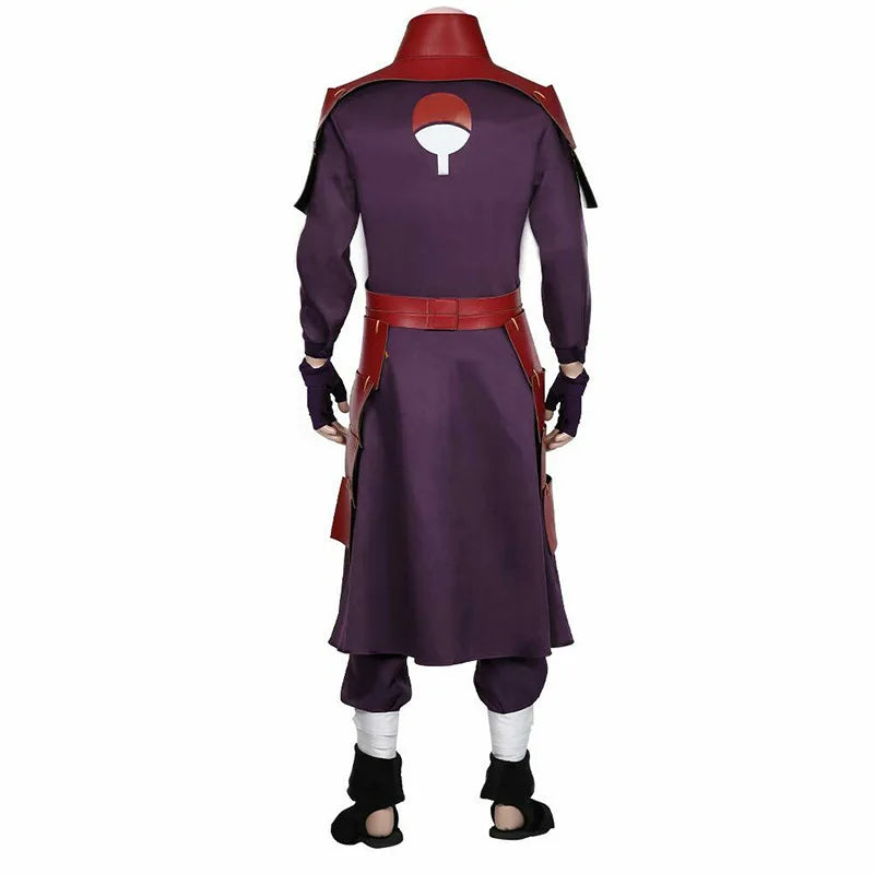 Naruto Uchiha Madara Cosplay Costume – Premium Full Set Ninja Armor & Suit for Halloween 4