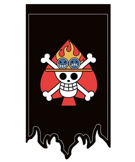 ONE PIECE New Legion Flag Pirate Flag Cartoon Anime Peripheral COSPLAY Decorative Flag Holiday Gift
