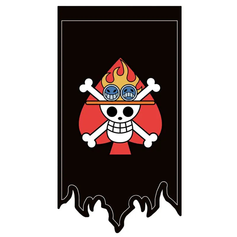 ONE PIECE New Legion Flag Pirate Flag Cartoon Anime Peripheral COSPLAY Decorative Flag Holiday Gift