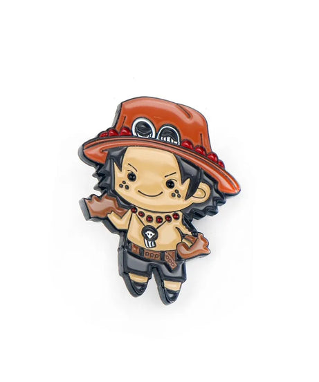4 PCS One Piece Metal Enamel Pins Luffy Zoro Sanji Usopp Brooch Pirate Group Bad geAnime FansCollection Jewelry