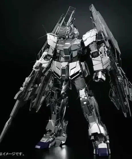 HGUC 1/144 Unicorn 03 Phenex Assembly Model Kit Action Figure Electroplated Silver Plating Mecha Toy Collection Decor Gift Toys