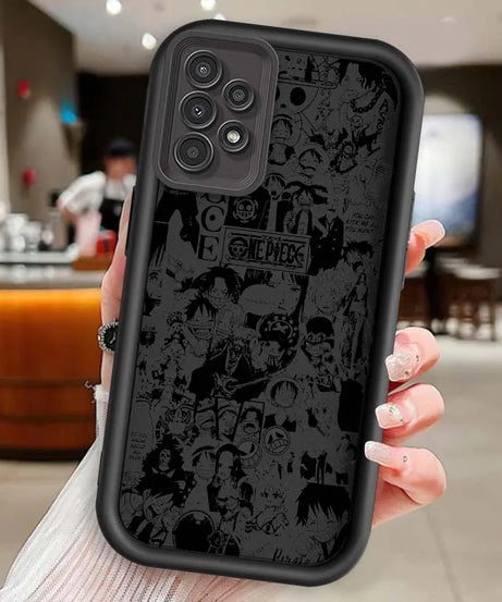 One Piece Nami D. Luffy Cute For Samsung A71 A52 A51 A34 A33 A22 A16 A15 A13 A04 A06 Note 20 Ultra 5G Eye Ladder Phone Case