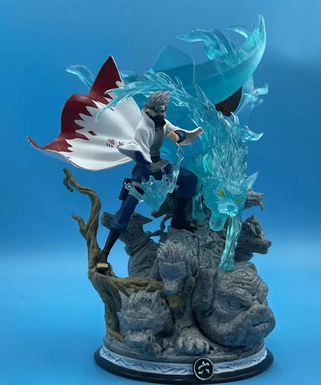 Naruto Anime Figure GK Hatake Kakashi 22cm Action Figure PVC Characters Desktop Ornaments Friends Birthday Gifts Toys