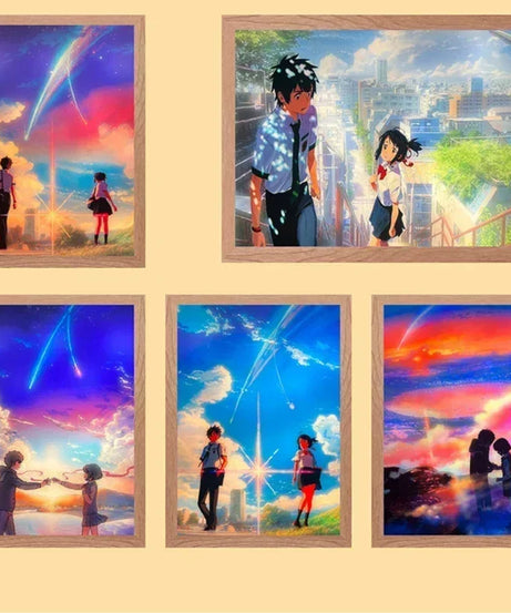 Your Name Anime LED Wall Light - Night Lamp & Desktop Decor
