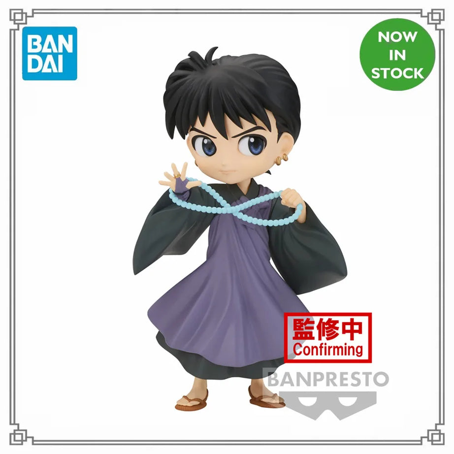 Inuyasha Miroku Q Posket PVC Figure 14cm - Bandai Banpresto