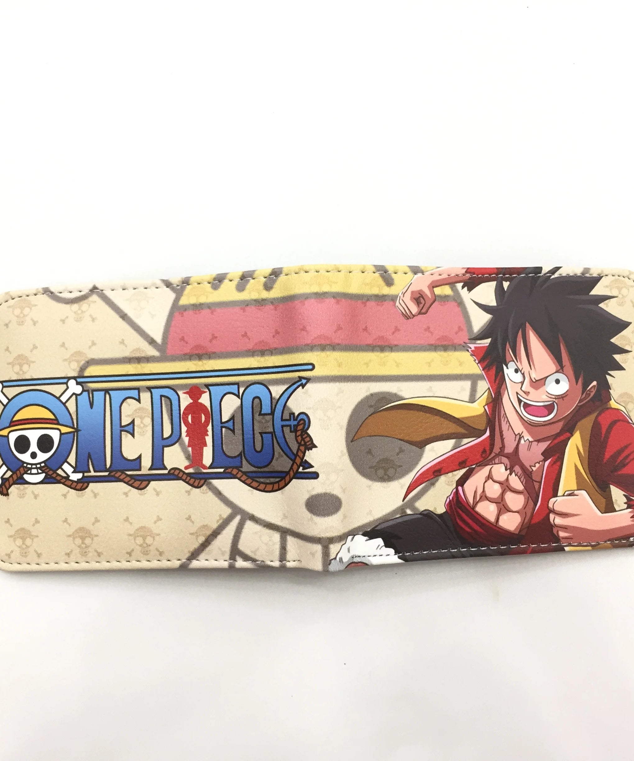 One Piece Anime PU Wallet Zoro Luffy Ace Character Wallet Foldable Portable Multi-Function Card Holder Coin Purse Birthday Gift