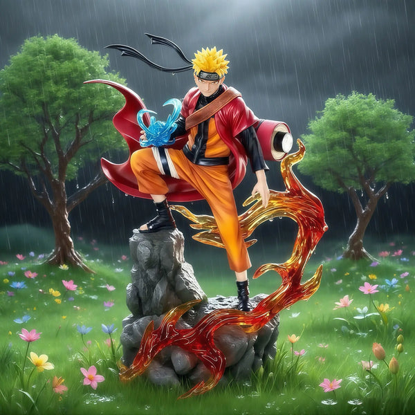Naruto & Sasuke PVC Action Figure — 23cm Statue