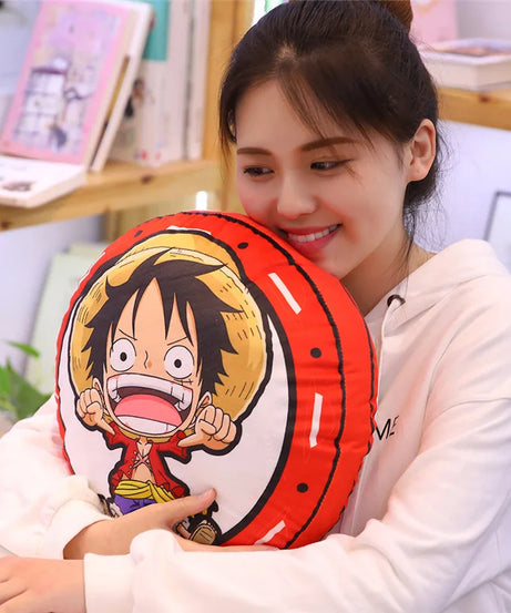Cute One Piece Monkey D. Luffy Nami Roronoa Zoro Usopp Sanji Plush Doll Pillow Decoration Birthday