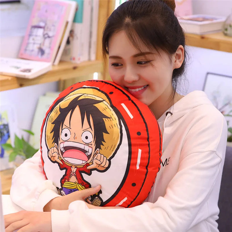 One Piece Straw Hat Crew Plush Doll — Cushion Set 2