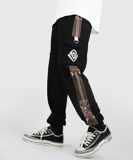 New Genshin Impact Cyno Xiao Zhongli Hu Tao Wanderer Kaedehara Kazuha Cosplay Costume Jogger Trouser Sport Gym Pants Tracksuit