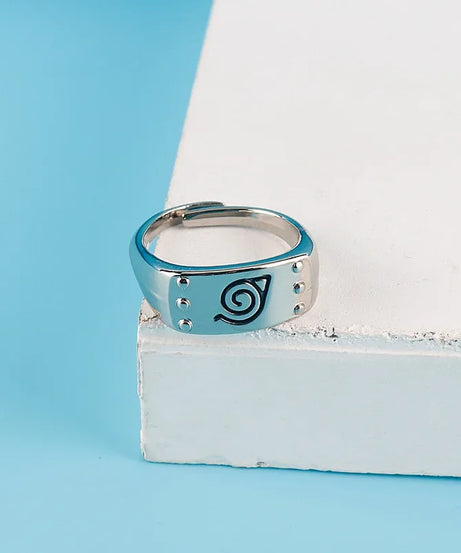 Naruto Sasuke Rings for Women Men Hip Hop Charm Ring Adjustable Fashion Classic Couple Finger Jewelry Trinket Holiday Gift New