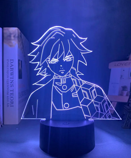 Manga 3d Light Kimetsu No Yaiba for Bedroom Decor Night Light Birthday Gift Table Lamp Anime Demon Slayer Mitsuri Kanroji Figure