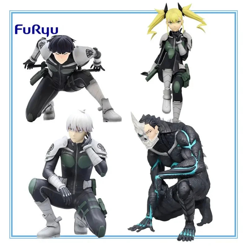 Kaiju No. 8 Noodle Stopper Figures — Reno, Kikoru & Hoshina