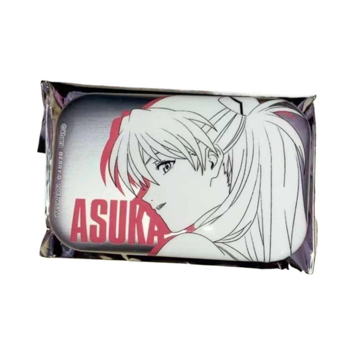 New Century Evangelion Anime Peripheral Badge Ayanami Asuka Special Square Bar Button Backpack Accessories Friends'