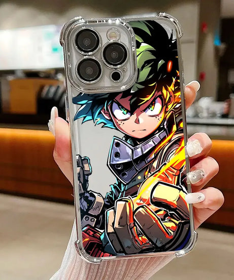 Deku Bakugo Anime Case For Samsung Galaxy A56 A55 A54 A52 A53 5G A36 A34 A35 A33 A50 A73 A26 A25 A16 A06 Clear Soft Phone Cover
