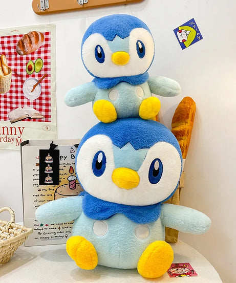 30/80cm Piplup Pokemon Large Plush Toys Anime Doll Cute Giant Pokémon Penguin  Stuffed Plushie Pillow Gift for Kid Xmas