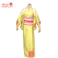 One Piece Wano Country O-Kiku Cosplay Costume – Anime Yukata Kimono Outfit