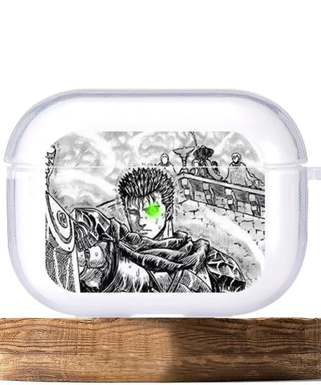 anime Berserk Guts Zodd Earphone Case For AirPods4 1 2 3 Pro Soft silicone wireless Bluetooth headphone case