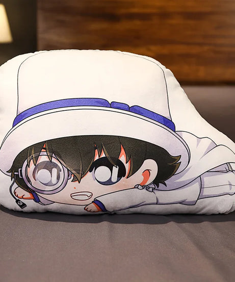 35cm Detective Conan, Kudo Shinichi, Mouri Ran, Kid The Phantom Thief Keychain Pendant, Anime Pillow Related Peripheral Products