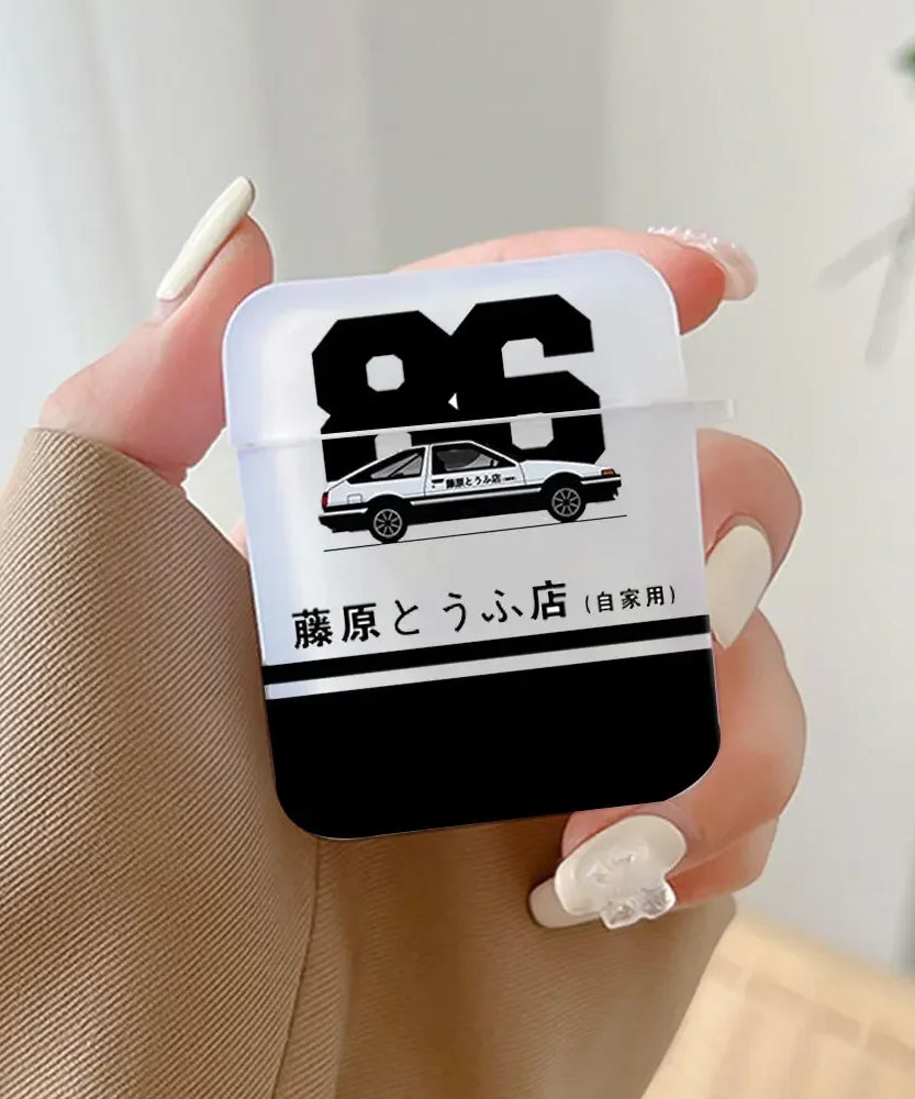 Fujiwara Takumi AE86 AirPods Case – Initial D Anime Protective Cover (1/2/3/Pro/4)
