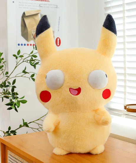 23cm Cute Pokemon Pikachu Charmander Squirtle Bulbasaur Plush Stuffed Toy Pillow Decor Birthday Gift Doll