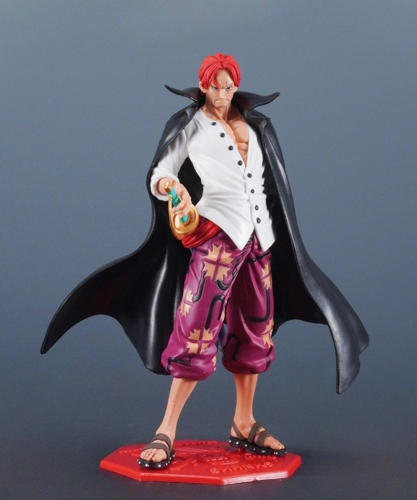 24.5cm/9.65in Anime ONE PIECE Figure Shanks Action Figures Pvc Statue Collection Model Toys Gifts