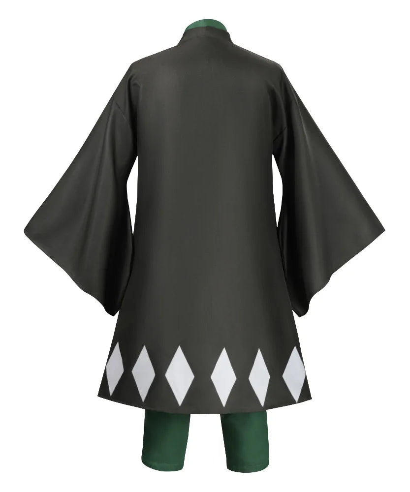 Hot Anime Bleach Cosplay Urahara Kisuke Gotei 13 Costume Kimono Uniform Cape Top Pants Hat Suit For Halloween Carnival Party