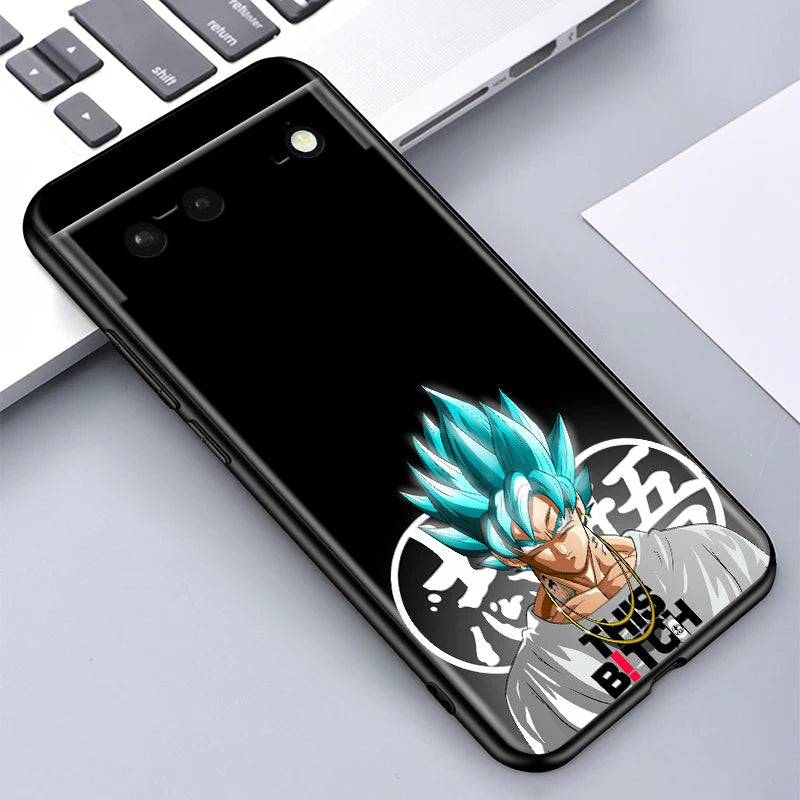 Dragon Ball Z Shockproof Silicone Case – Google Pixel 4 to 9 Series