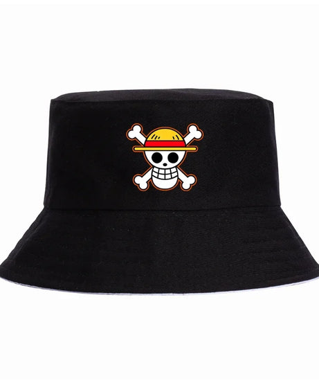 One Piece Luffy Bucket Hats Fashion New High Quality Women Men Hiphop Cool Lady Male Summer Casual Fisherman Cap Outdoor Sun Cap