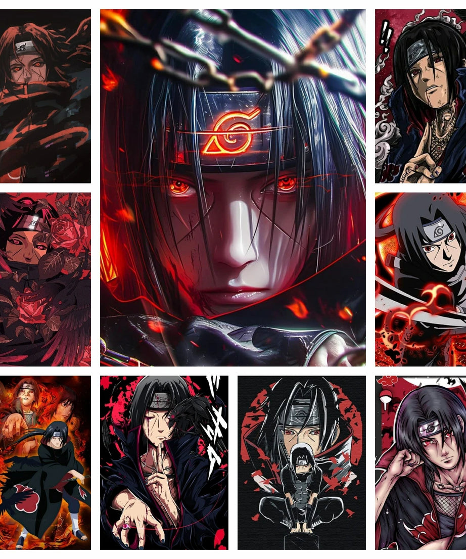 Uchiha Itachi New Diamond Painting Mosaic Naruto Cartoon Art Cross Stitch Embroidery Rhinestones Home Decor Children's Gift