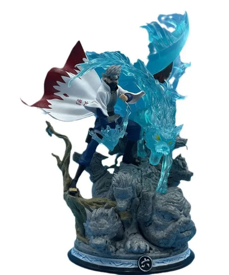 Naruto Anime Figure GK Hatake Kakashi 22cm Action Figure PVC Characters Desktop Ornaments Friends Birthday Gifts Toys