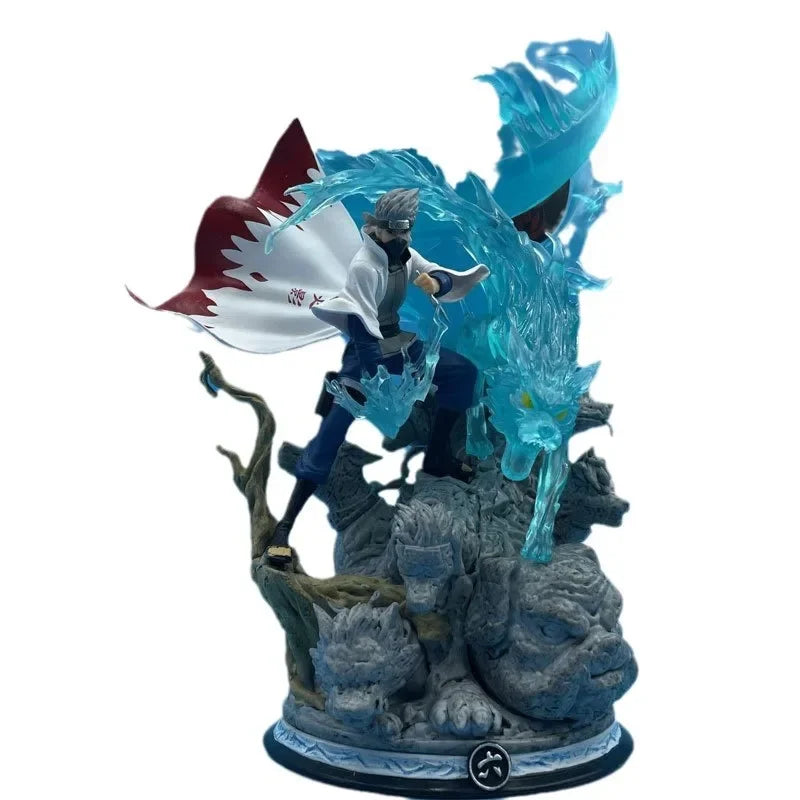 Naruto Anime Figure GK Hatake Kakashi 22cm Action Figure PVC Characters Desktop Ornaments Friends Birthday Gifts Toys