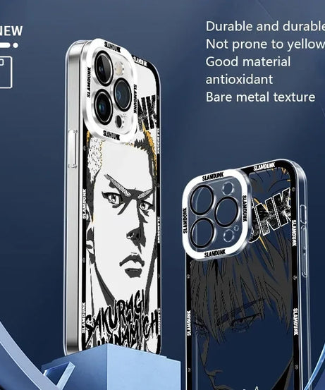 Anime Cool Slam Dunk Case For Xiaomi 13T 12T 11T 10T 14 13 12 11 Lite 5G NE POCO F6 X6 Pro X3 NFC X5 X4 GT F3 F4 F5 M6 M5S C65