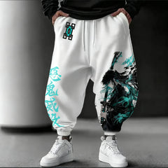 Demon Slayer Muichiro Joggers — Anime Print Sweatpants