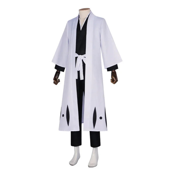 Bleach Aizen Sousuke Cosplay Costume — Captain Robe & Wig