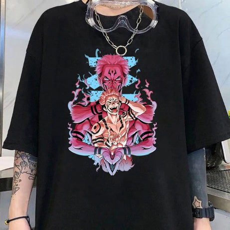 Jujutsu Kaisen Ryomen Sukuna Unisex T-Shirt - Casual Summer Tee