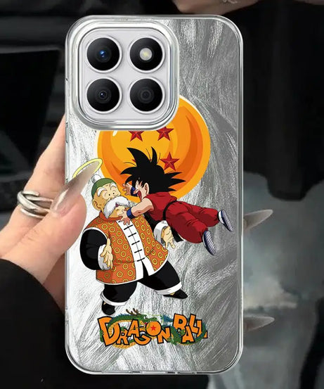 Black Soft Shell Phone Case for Honor X9c X9b X8c 200 Pro X9a X8a 200 400 Lite X7b X8b Cute Dragon Ball