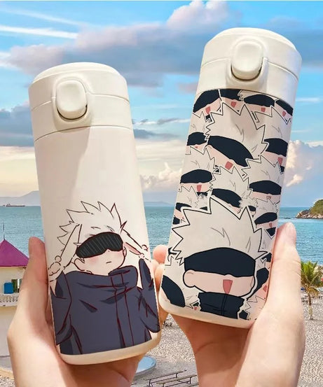 Gojo Satoru Jujutsu Kaisen Thermos Bottle – Anime Stainless Steel Water Cup