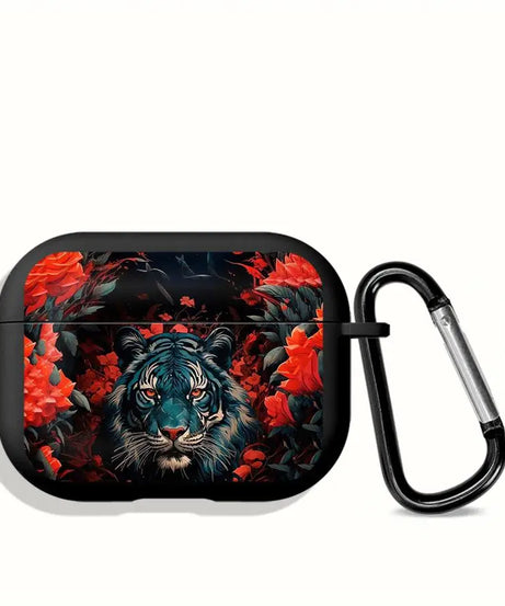 Earphone Cases Cover Case For Airpods 1 4 2 Pro 3 Pro3 Pro2 Tiger Flower Dragon
