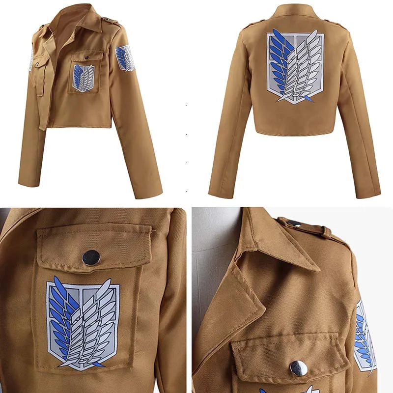 Attack on Titan Scout Regiment Cosplay Costume Full Set – Recon Corps Uniform & Cloak 3