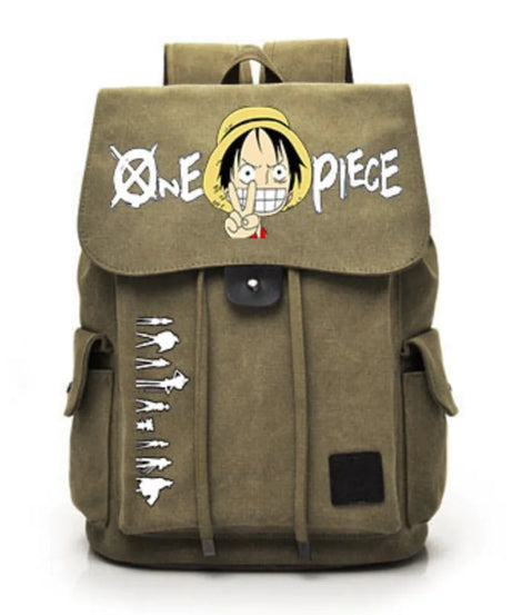 One Piece Anime Backpack Cosplay Luffy Unisex Students School Bag Large Capacity Bookbag Laptop Travel Rucksack Outdoor Bag Gift
