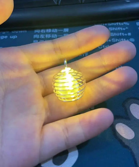 Anime One Piece Monkey D. Luffy Lotus Lantern Keychain Acrylic Luminous Nightlight Pendant Lotus Lantern Gift