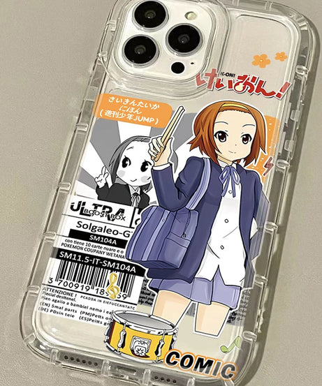 Cute K-ON Girls Case for Samsung Galaxy A14 A15 A55 A05 A05S A24 A13 A23 A73 A12 A22 A32 A52 A52S A72 A31 A51 A71 Cover