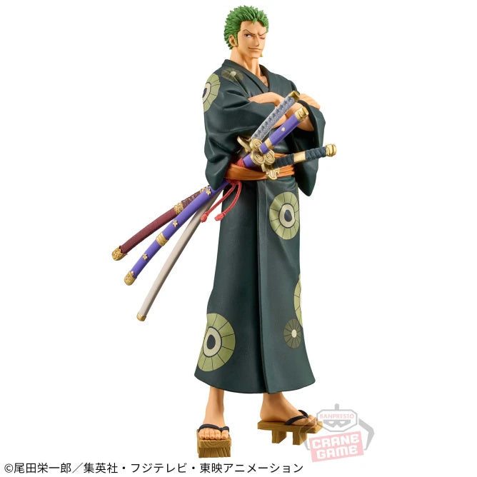 One Piece Wano DXF Figures — Luffy, Zoro & Sanji (Bathrobe Ver.) 3