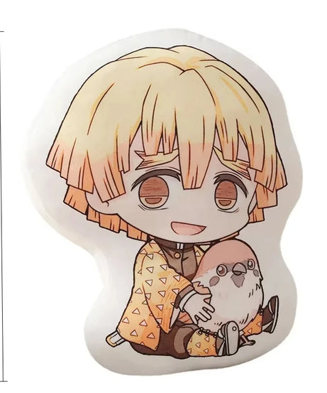 Hot Kawaii Demon Slayer Nezuko Cuddly Toy Anime Tanjirou Pillows Doll Cute Shinobu Sofa Cushions Doll Pendants 12CM