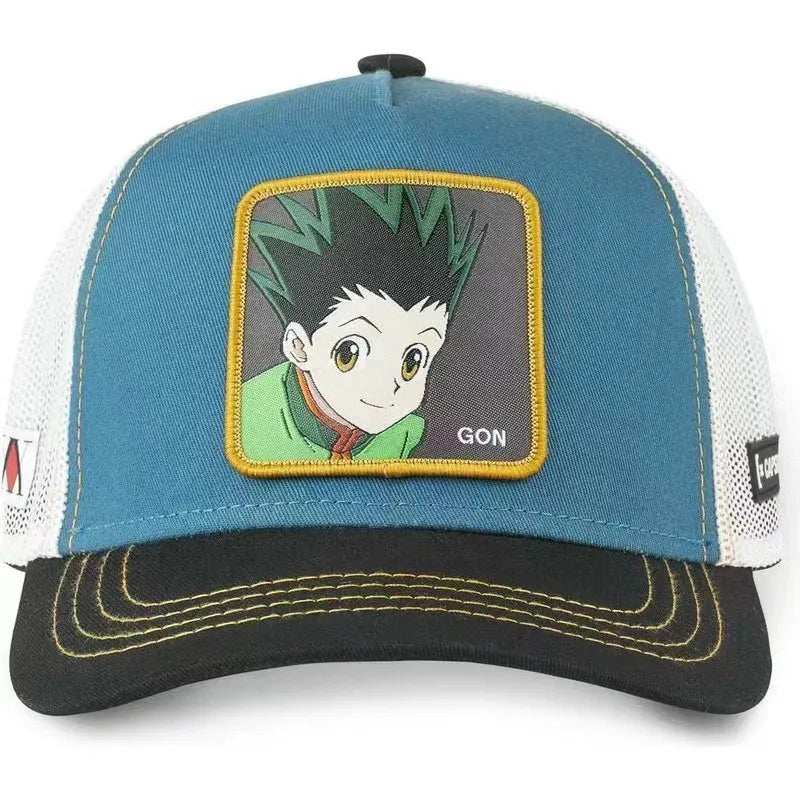 Hunter x Hunter Trucker Hat – Killua, Gon & Hisoka Anime Cap